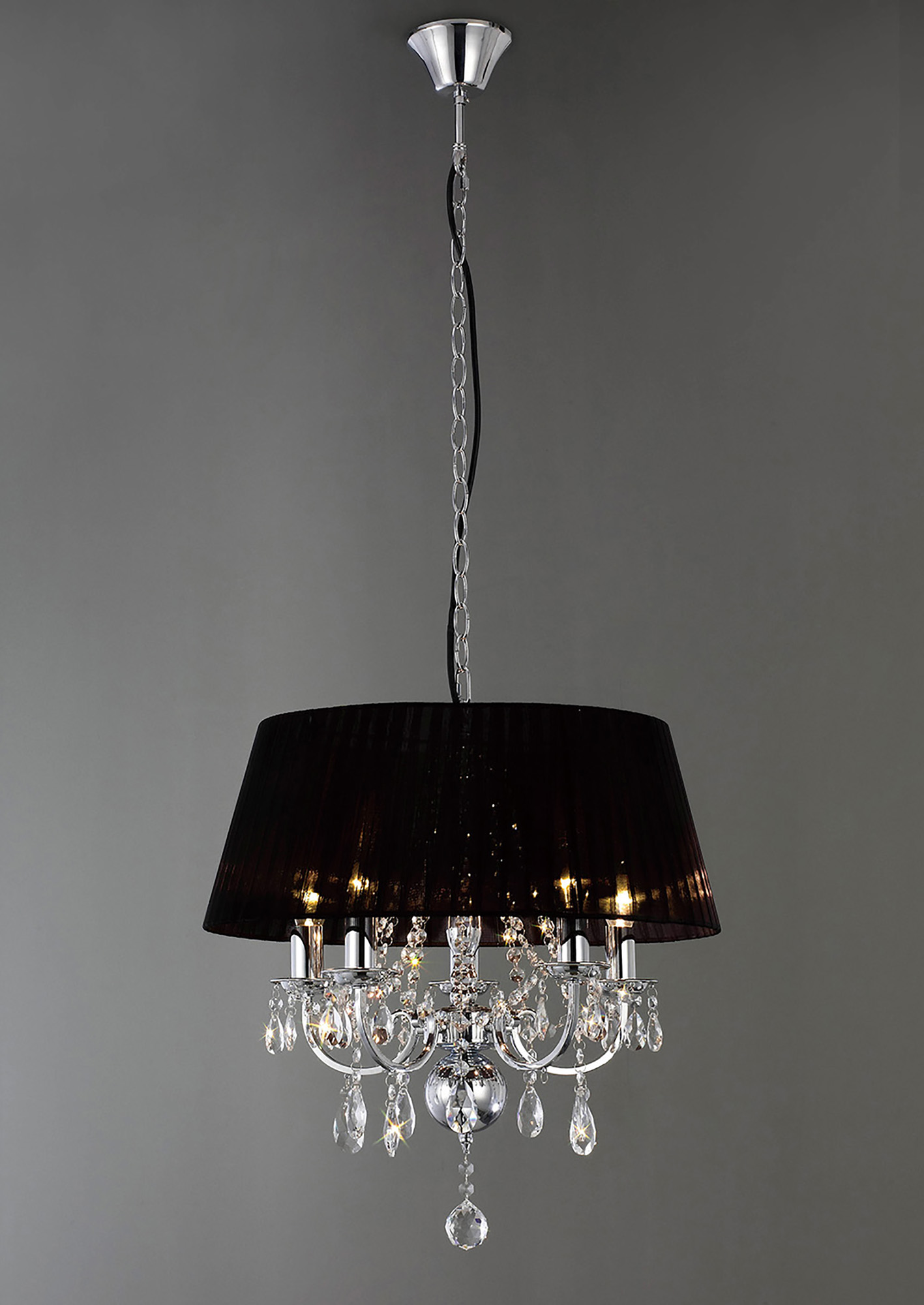 IL30045  Olivia Crystal Pendant 5 Light